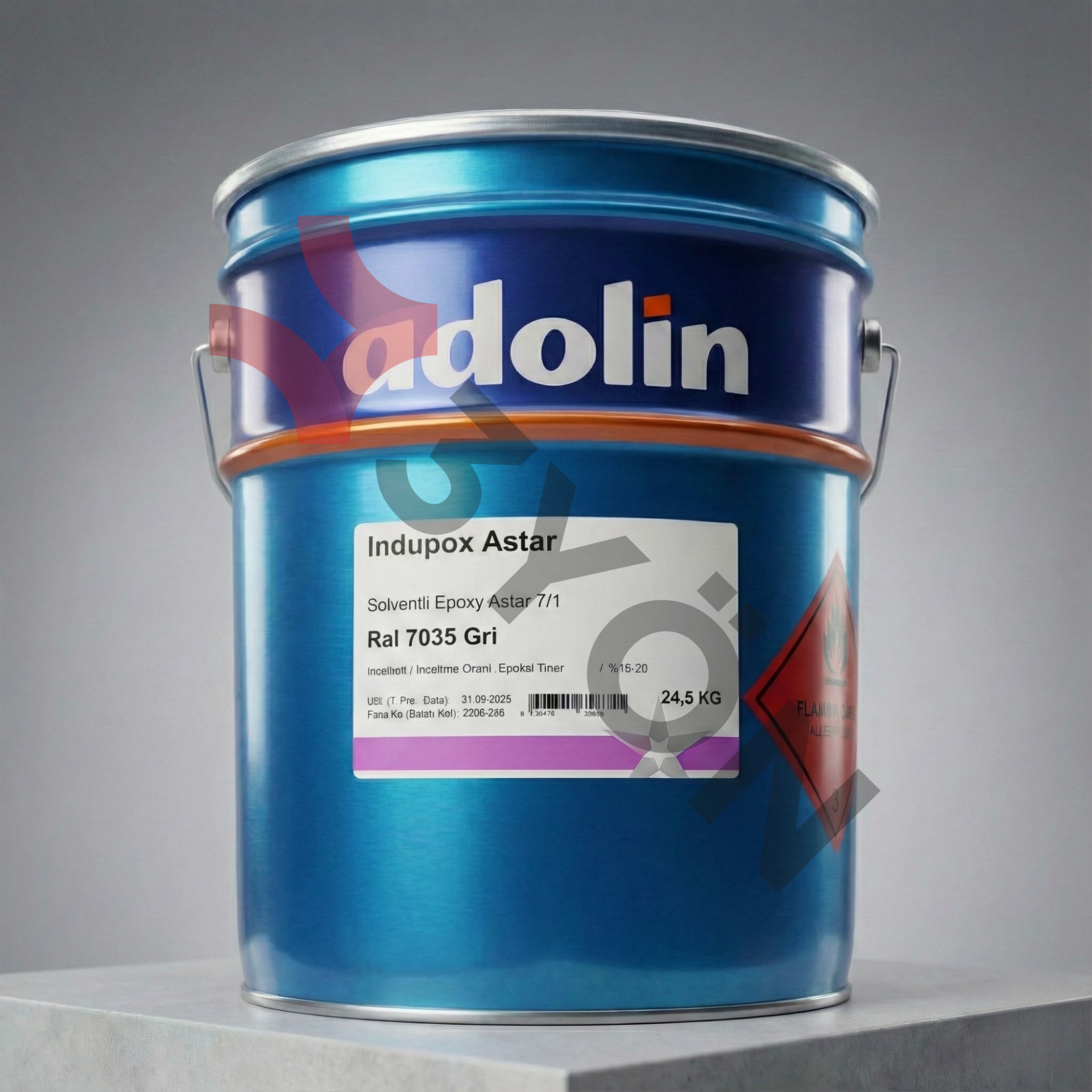 Adolin Epoksi Indupox Astar Ral7035 24,5Kg+3.5Kg