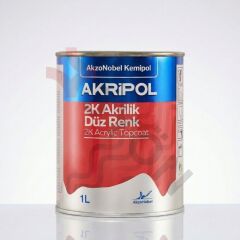 Akzonobel Akripol 2K Akrilik Düz Fiat 111 Ateş Kırmızı 1L