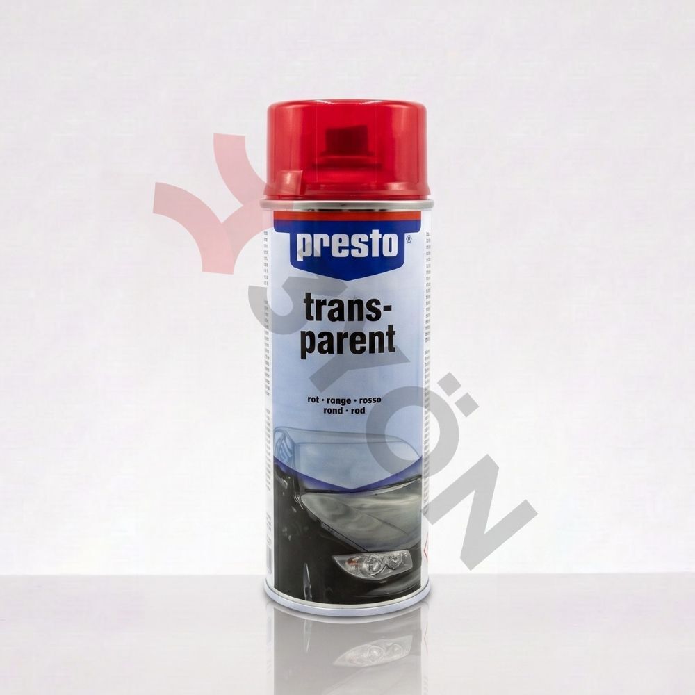 Presto Transparent Far Stop Boyası Kırmızı 400ML