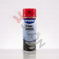 Presto Transparent Far Stop Boyası Kırmızı 400ML