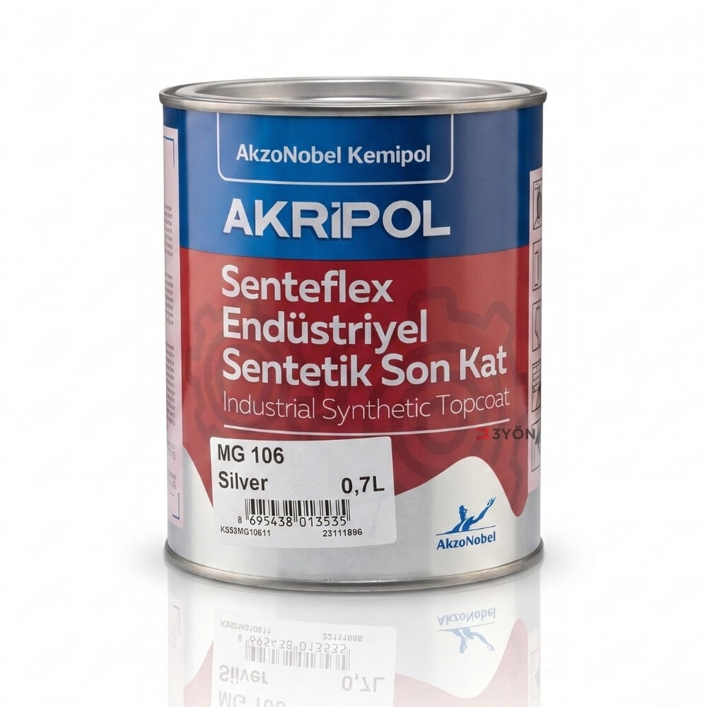 AkzoNobel Akripol Senteflex MG 106 0,7 Litre Metalik Gri